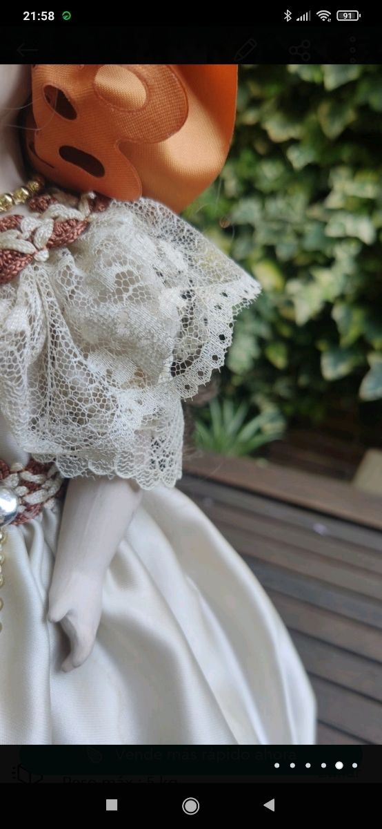 OFERTA! ANTIGUA MUÑECA DE PORCELANA