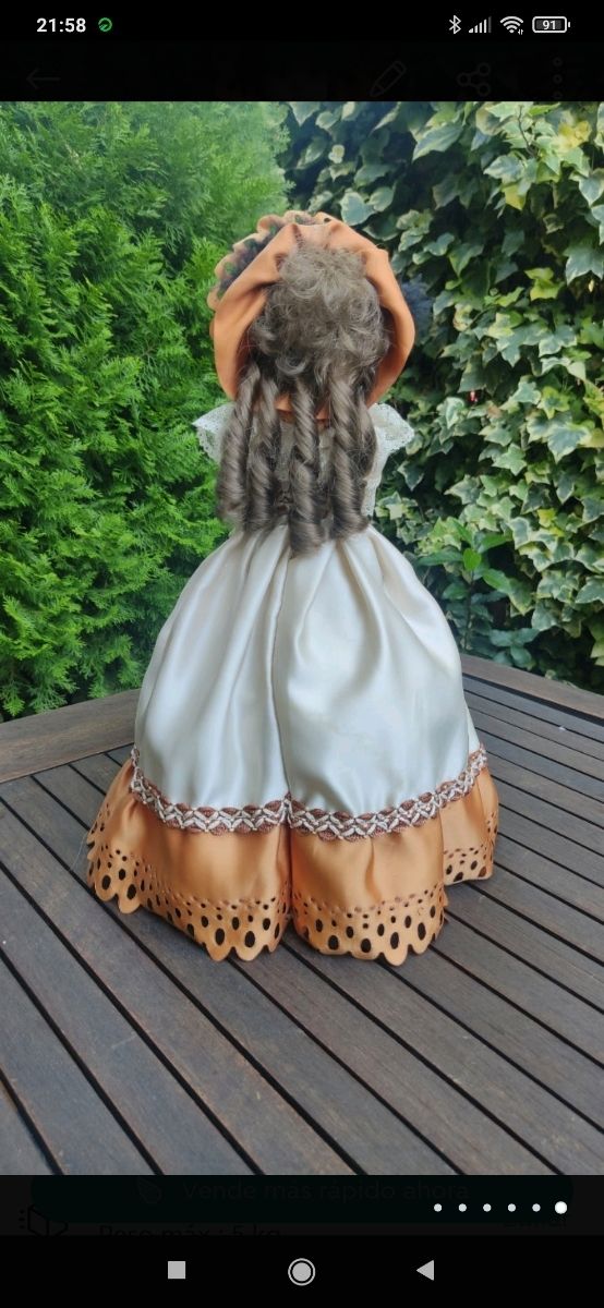 OFERTA! ANTIGUA MUÑECA DE PORCELANA