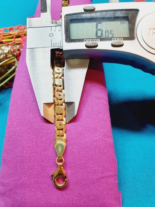 Pulsera Tipo Cartie 21cm. Oro 18kl 