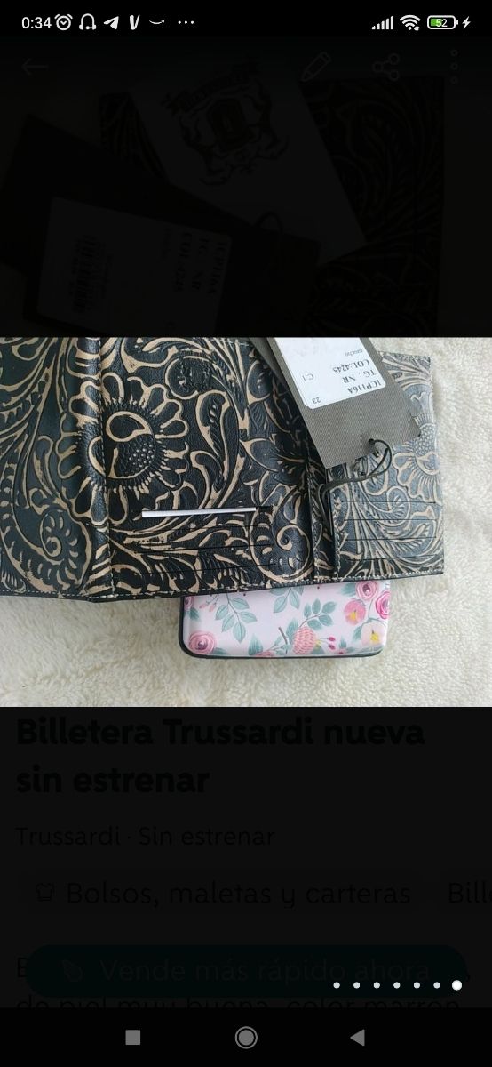 Trussardi cartera  Billetera