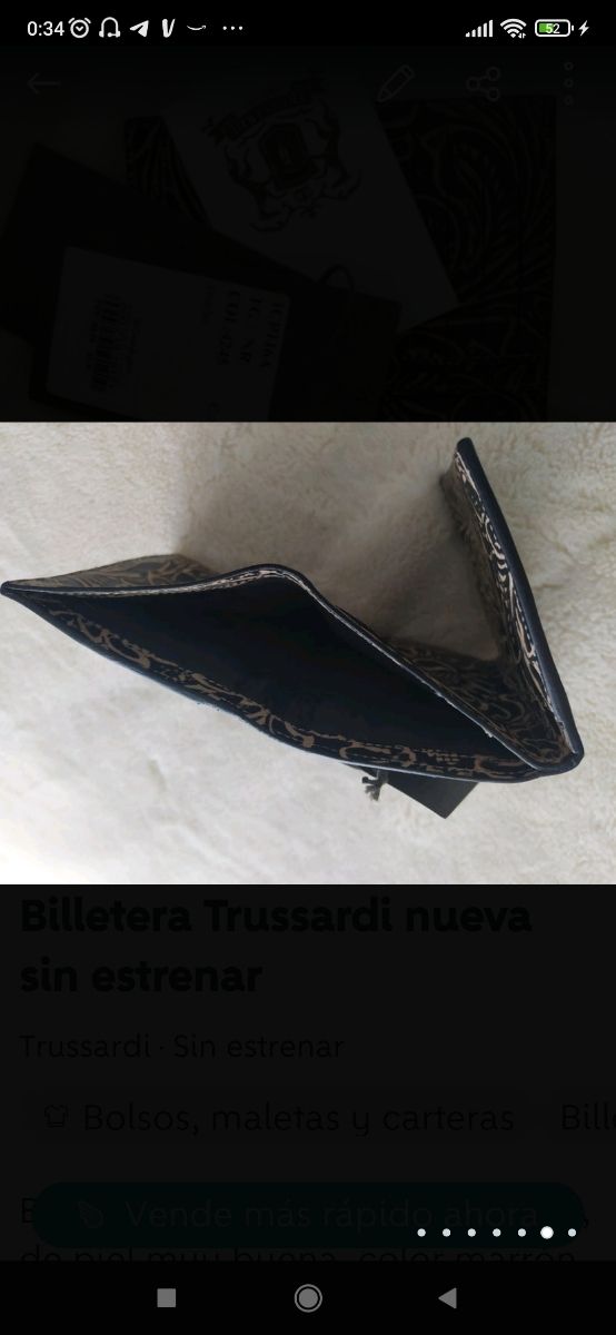 Trussardi cartera  Billetera