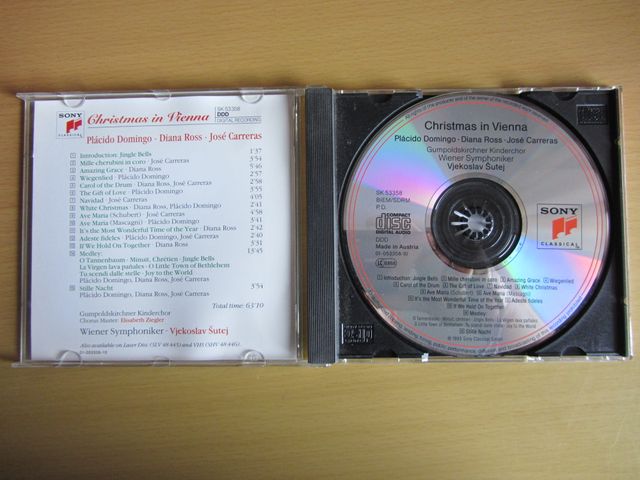 CHRISTMAS IN VIENA. ORIGINAL 1993. PLACIDO DOMINGO