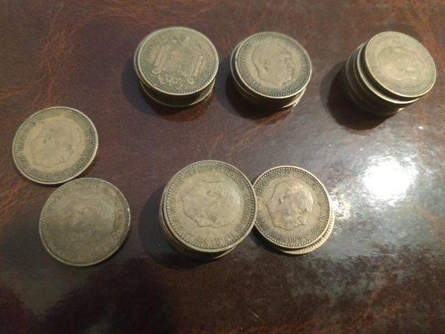 1 peseta. 1953. Lote de monedas