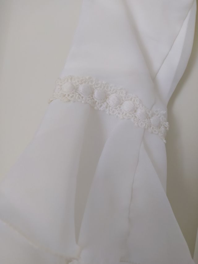 anni 70 vintage, Abito da comunione ragazza