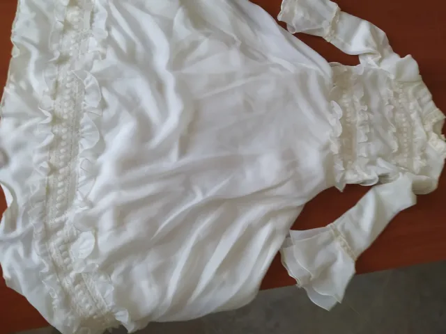 anni 70 vintage, Abito da comunione ragazza