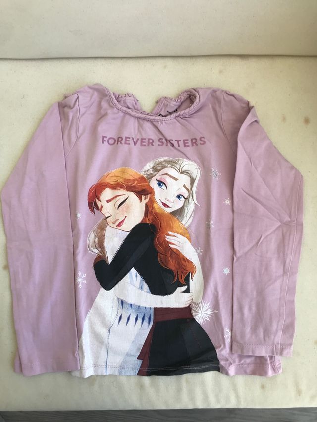 Camisetas niña manga larga. Talla 122