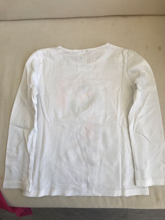 Camisetas niña manga larga. Talla 122