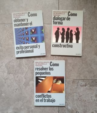 3 Libros Autoayuda de Editorial Deusto