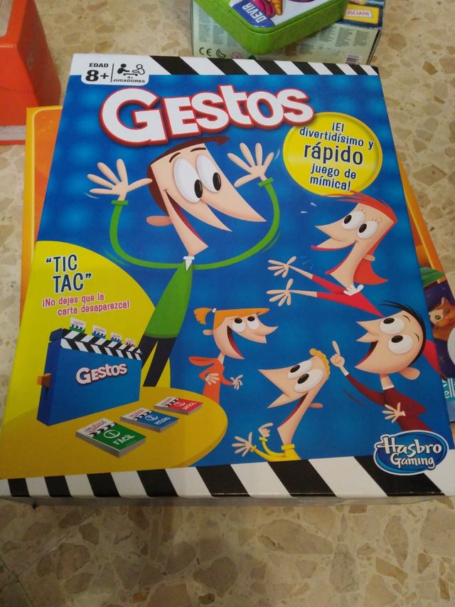 Gestos juego de  mesa