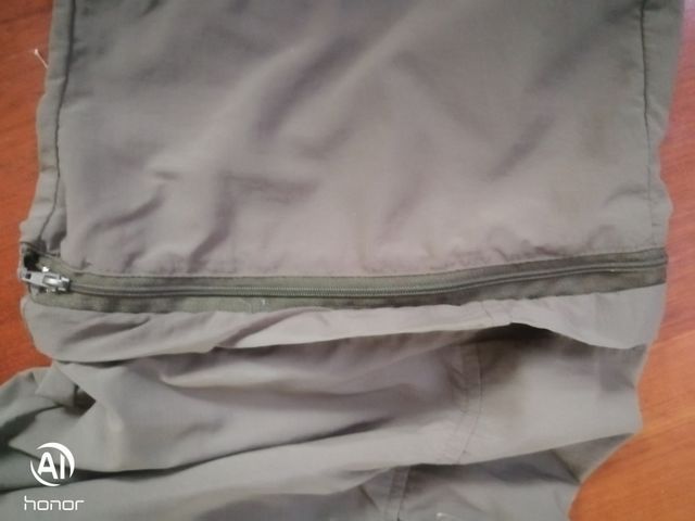 pantalón coronel tapioca. con pernera desmontables