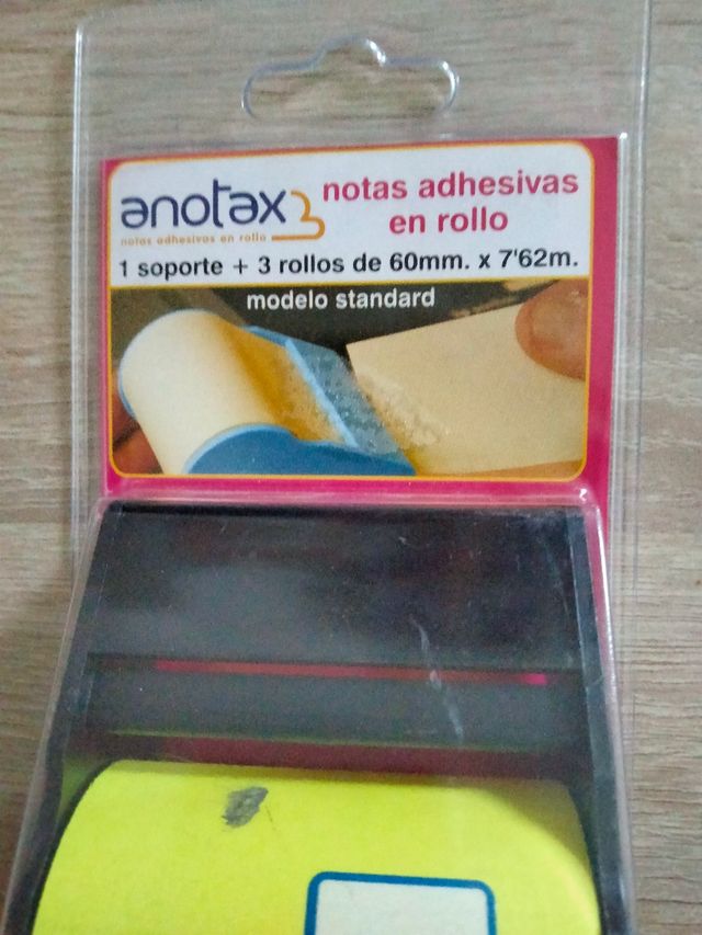 3Rollos de notas adhesivas enotax  a estrenar