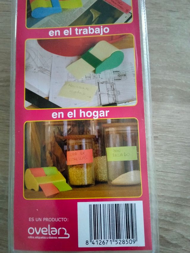 3Rollos de notas adhesivas enotax  a estrenar