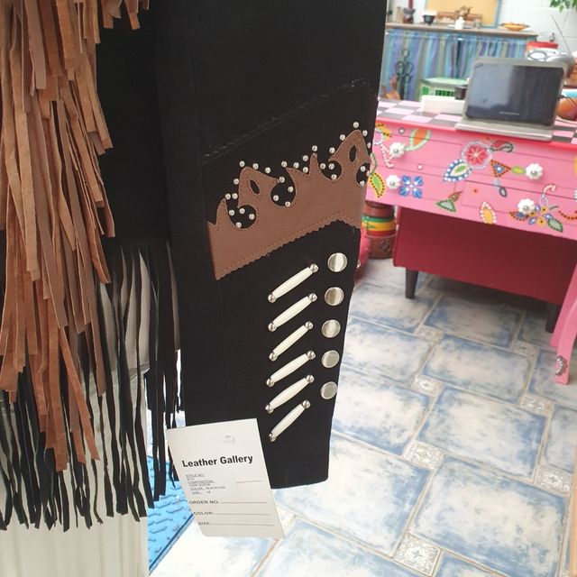 Cazadora piel serraje