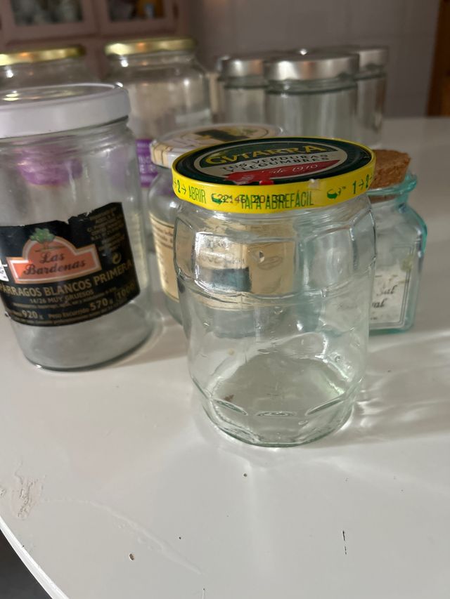 11 tarros de cristal de calidad