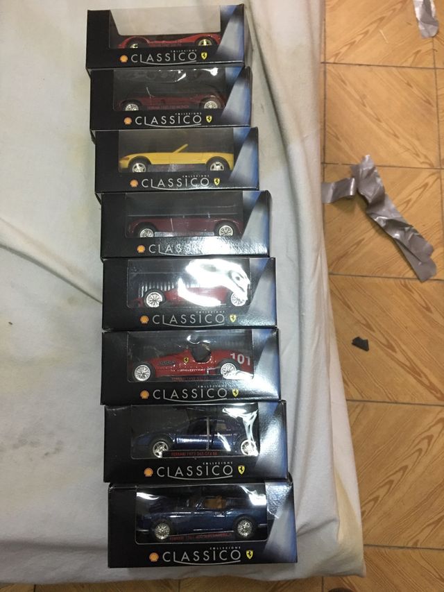 Colección 8 Coches miniatura ferrari