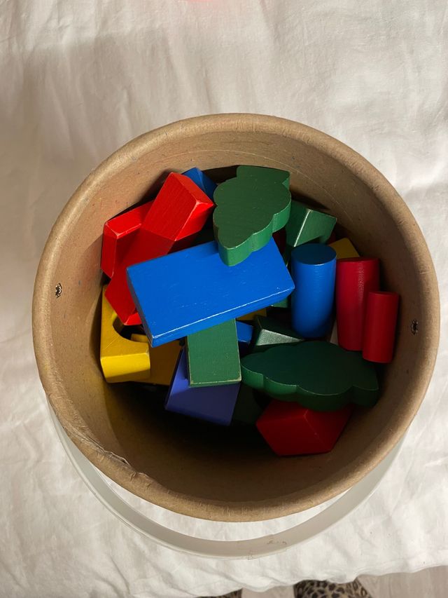 Bloques de construcción madera