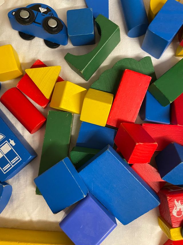 Bloques de construcción madera