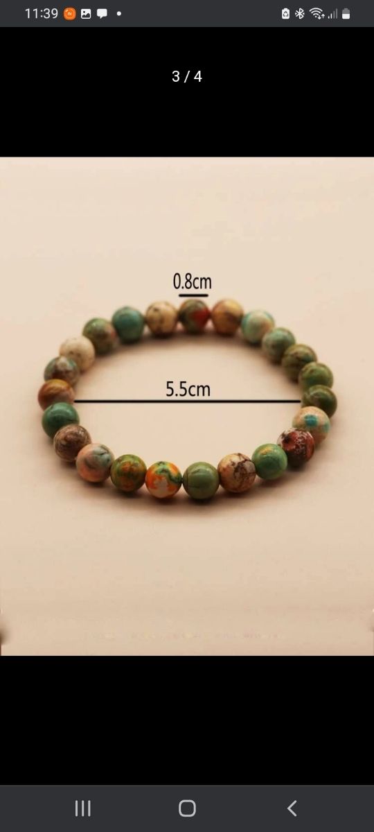 pulsera piedras naturales sin estrenar