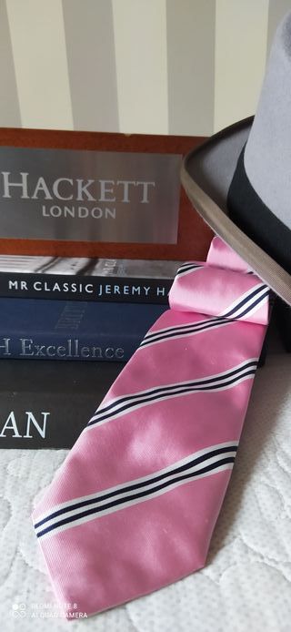 Corbata HACKETT  Rosa Rayas