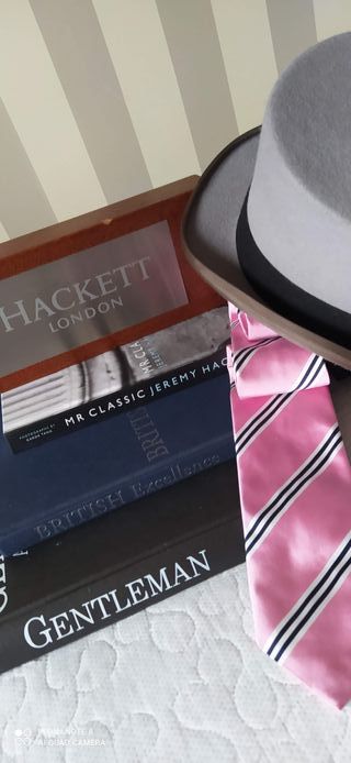 Corbata HACKETT  Rosa Rayas