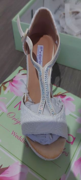 Zapatos Sandalias Novia Nuevas Boho y encaje 