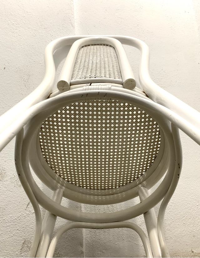 SEDIA VINTAGE IN BAMBÙ E RATTAN