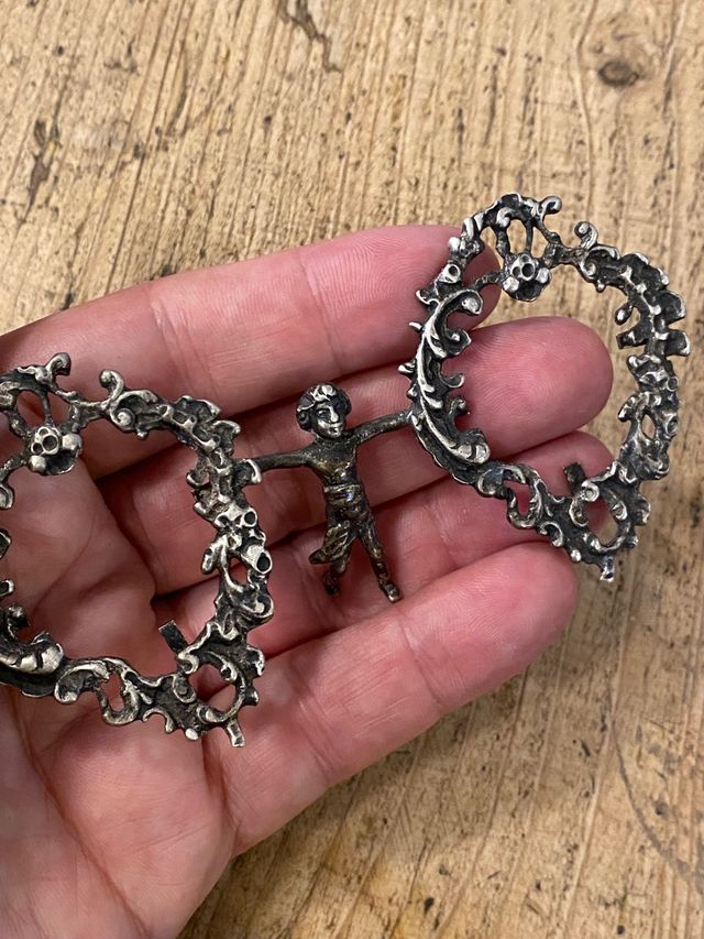 Bellísimo portarretratos Victoriano 1890 plata