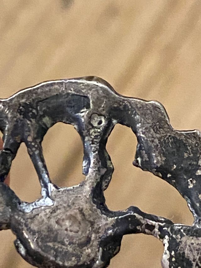 Bellísimo portarretratos Victoriano 1890 plata