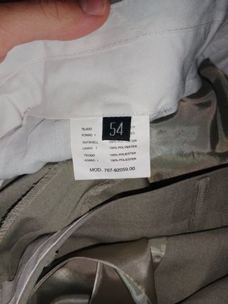 traje de chaqueta de hombre 