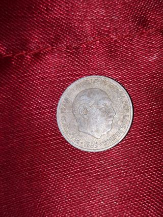 1959 moneda 10 céntimos Francisco Franco 