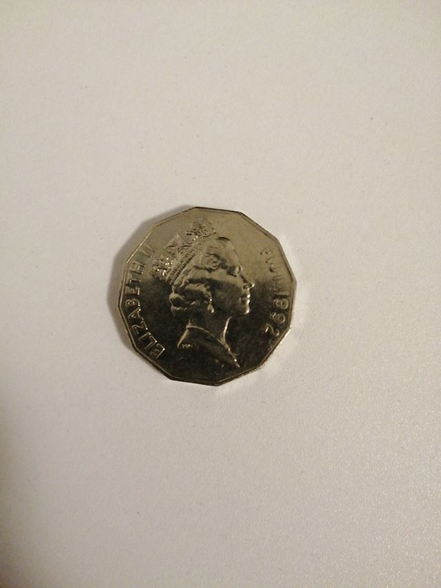 50 Cents FIJI 1992