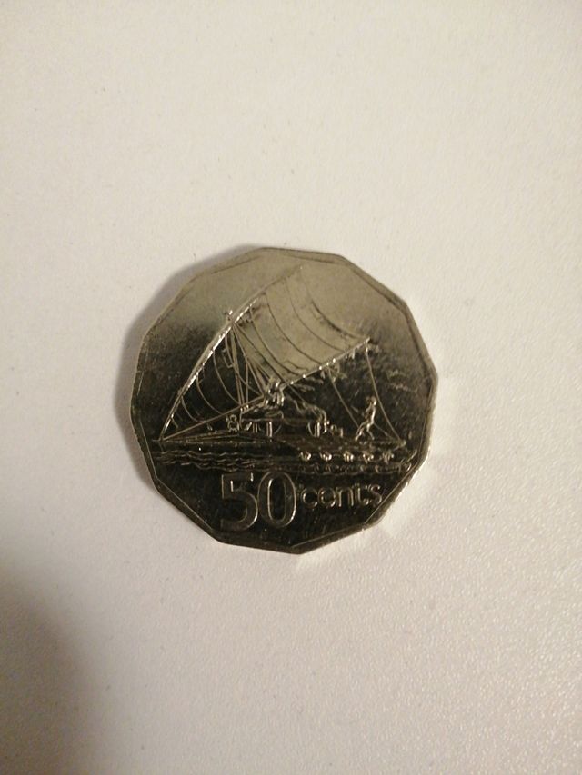 50 Cents FIJI 1992