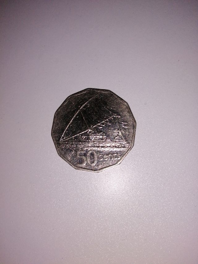 50 Cents FIJI 1992