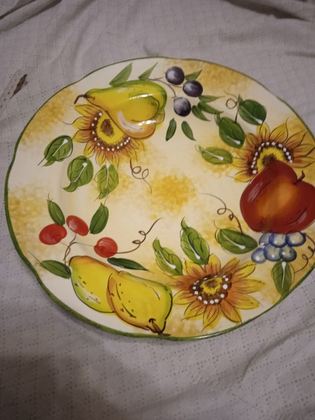 centrotavola in ceramica