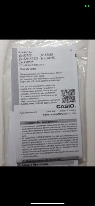 Calculadora Casio