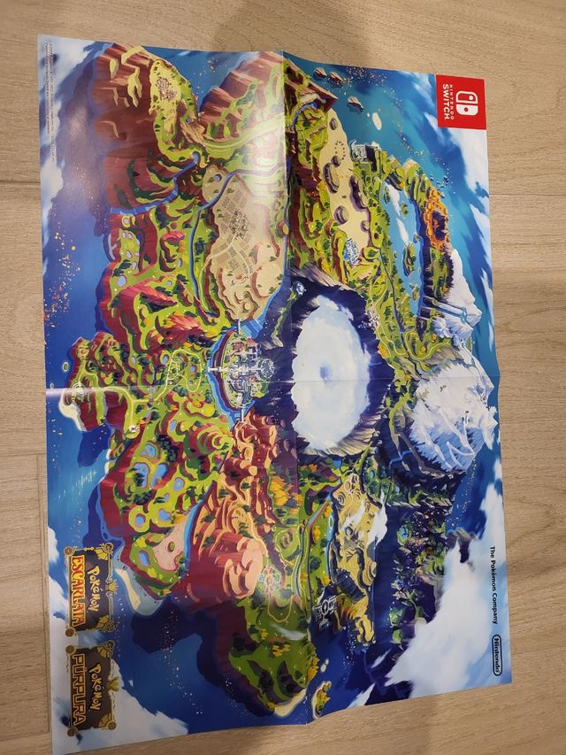 Poster Pokémon escarlata y purpura