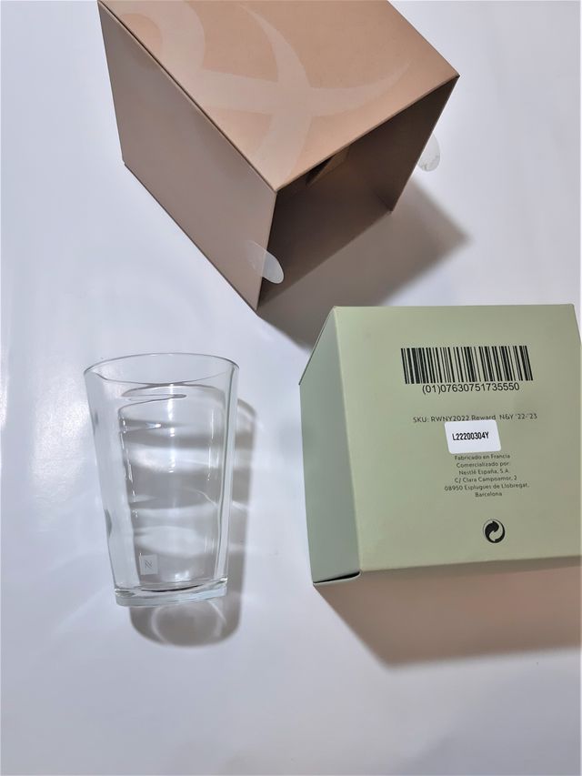 NESPRESSO VIEW VIDRIO TEMPLADO nuevo + LAMINA