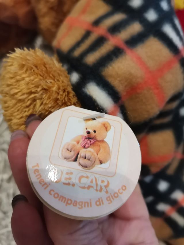 Peluche nuovo De Car morbidissimo