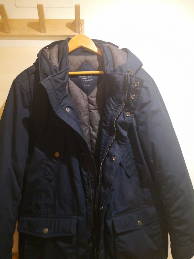 Parka abrigo Celio XXL como nuevo