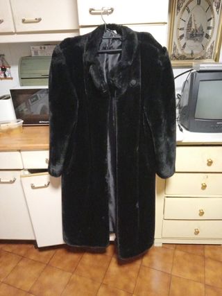 abrigo largo de muton