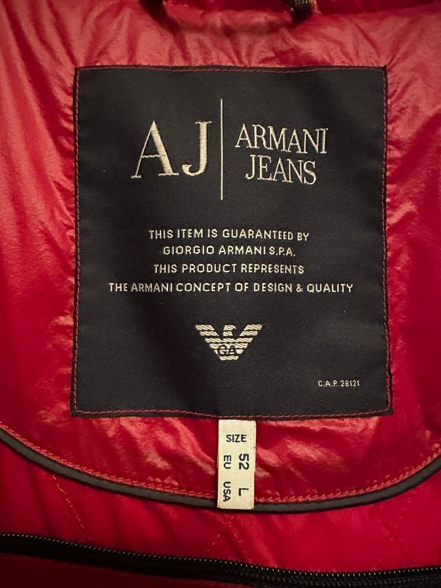 giacca piumino uomo Armani