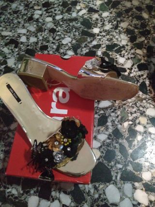 bonita sandalia de zara #41