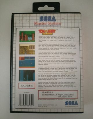 Juego Tom y Jerry para Master y