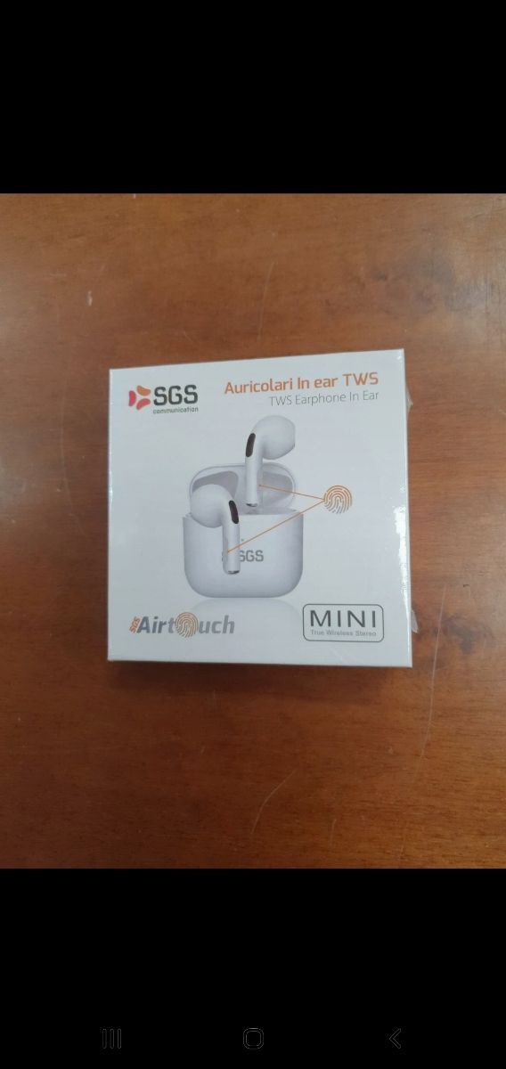 auricolari bluetooth sgs air pod