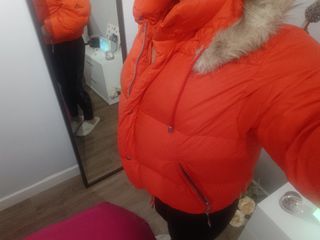 Abrigo plumas ganso , juvenil,moderna ,talla L