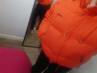 Abrigo plumas ganso , juvenil,moderna ,talla L