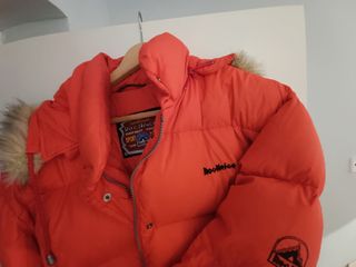 Abrigo plumas ganso , juvenil,moderna ,talla L