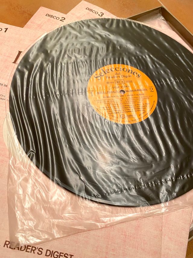 Disco vinilo Love Story años 70