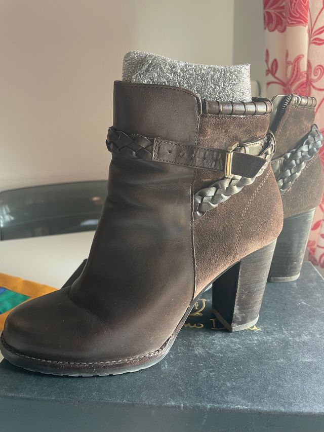 Botas de piel de Massimo Dutti