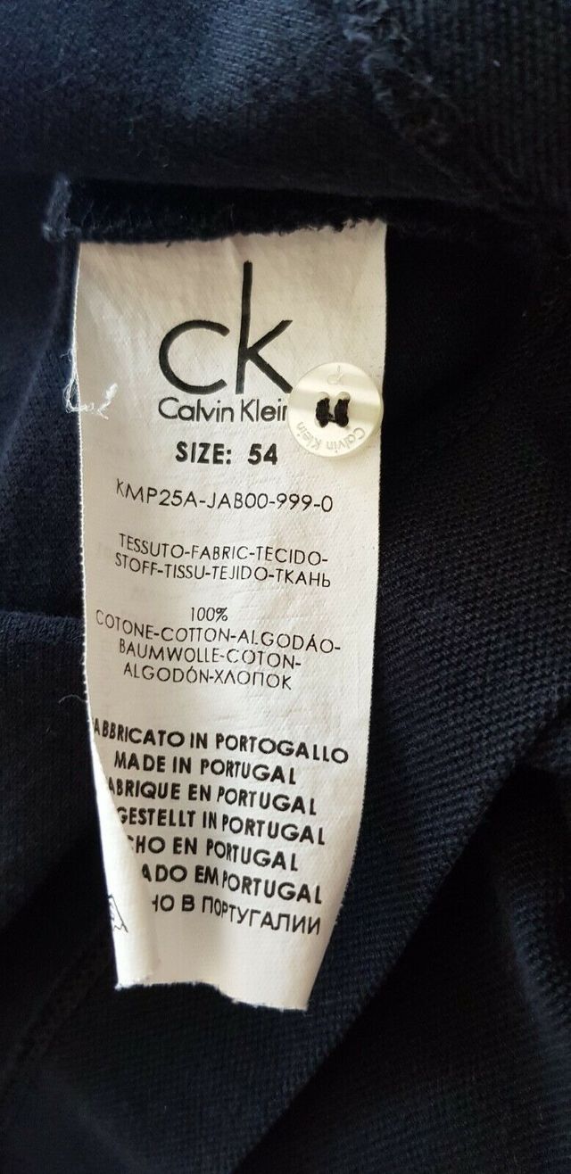 Polo maniche corte CK Calvin Klein nero taglia L